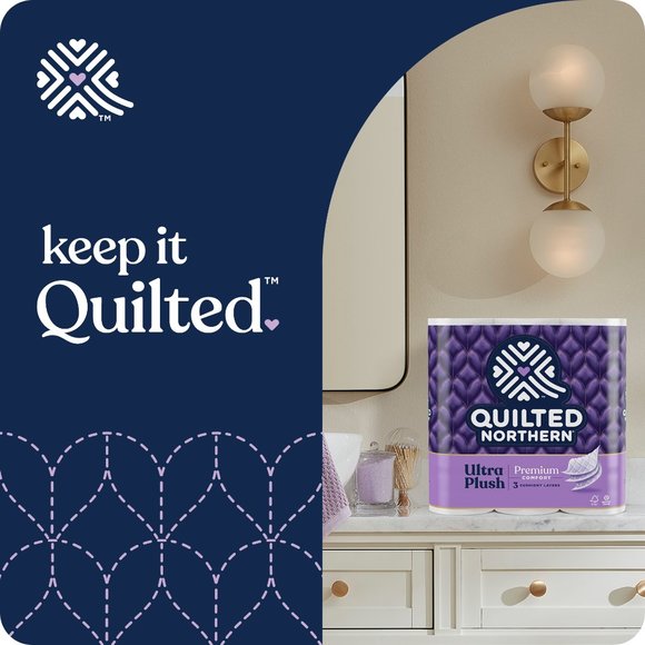 Quilted Northern Ultra Plush 24 Mega Rolls, 3X More Absorbent, Luxurious Soft To - Picture 3 of 14